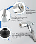 Fuel Shut Off Valve And Grommet Kit For 33 64 Inch Fuel Tank Hole Fits Coleman Powermate 4200 5000 Generators, MTD Cub Cadet Lawn Mowers, Snow Blowers And Tillers Replacement 951-0171 735-0149 features components and materials overview.