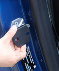 Ford Mustang 2015 2018 ABS Door Lock Hook Cover Gap Catches Latches Trim Kit Set Custom Fit For Seamless Door Panel Gaps Durable Black ABS Plastic