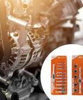 The Ultimate 11 Piece Tap And Die Set For Garage Hacks And Workshop Wizardry. Crafted From High Grade Tool Steel, This Precision Threading Kit Makes Taping Easy Without Breaking Your Hands Or Budget. 11-piece tool steel tap and die set for auto thread repair