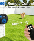 Ultrasonic Dog Bark Control Device With Sensor Tech, Remote, And Adjustable Modes For Indoor Outdoor Use, Rechargeable Bark Deterrent With 15-35KHz Frequency, Keeps Your Home Quiet And Your Nerves Chill. Wall-mounted device with remote controlling backyard use, 60ft range.