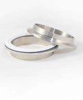 8 Inch Tri Clamp Gasket PTFE X EPDM Blend Sanitary Pharmaceutical Grade shown on white background