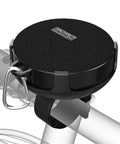 Cycling Bluetooth Speaker For Bike With IP65 Waterproof Build, compact design secured on bicycle handlebars with included bike mount.