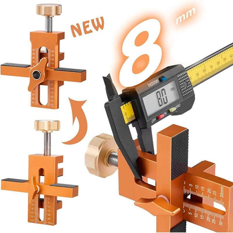 Effortless Cabinet Door Installation Positioner with premium aluminum alloy build and adjustable clamp for precise alignment
