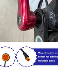 3 Pin KT V12L Electric Bicycle Pedal Assist Sensor Magnets For Left Crank Installation With Dual Hall Enhancer Sensor Durable Plastic Wear Resistant Easy Left Crank Swap