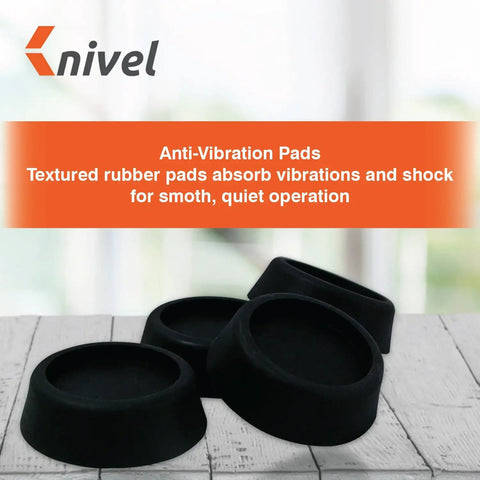 Keep Your Laundry Quiet With Dope Anti Vibration Washing Machine Foot Pads Rubber Isolation Feet Set Of 4 Anti Slip Mat For Washer And Dryer Reduces Noise And Movement Shock Absorber Dampers For Stable Smooth Wash And Spin