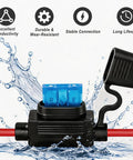 Close-up of Heavy Duty 12V Waterproof Inline Fuse Holder Kit For Auto Truck Marine RV And Boat Rigs Featuring 35 Assorted Car Fuses Road Ready Plug N Play Hot Wire Protection.