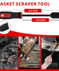 11 Piece Hook And Pick Set For Mechanics With LED Light And Telescoping Handle, 6.6 inch gasket scraper tool