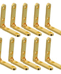 Sturdy 10 Pack Vintage 90 Degree Zinc Alloy Miniature Decorative Hinges For Jewelry Boxes Wooden Chests And Craft Projects