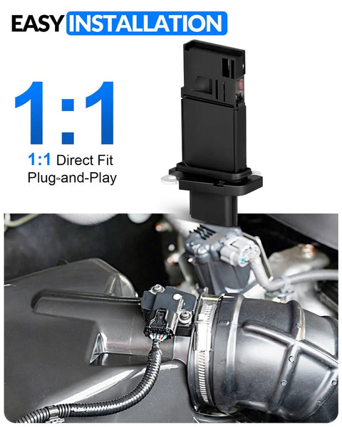 Upgraded Mass Airflow Sensor 22680 7S000 MAF Sensor Fits Nissan Altima Maxima Sentra 350Z 370Z Xterra Murano Infiniti G37 G35 Direct Fit Replacement For Smooth Idle Better MPG And Reliable Performance, plug-and-play install