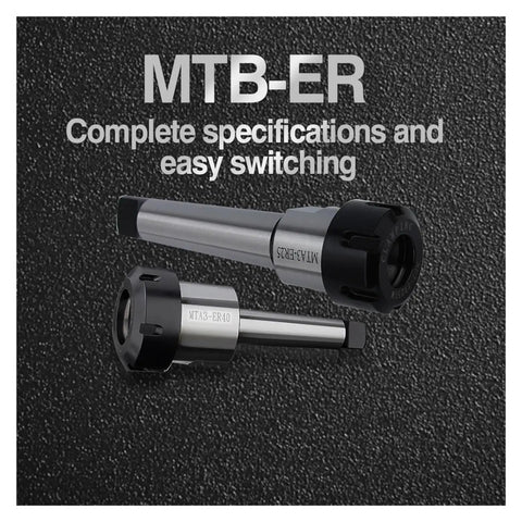 Top Tier Morse Taper Tool Holder Kit For Your MT1 MT2 MT3 MT4 Lathe Or Milling Setup Featuring Rock Hard Collet Chuck Design.