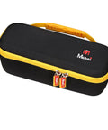Built Dang Tough Hard Shell Case For Portable Tire Inflator And Air Compressor waterproof black EVA zippered cover with yellow accents