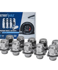 Front Wheel Hub Bearings Kit With 10 Chrome Lug Nuts For Nissan Altima 2007 To 2018, Maxima 2009 To 2014 And 2016 To 2021