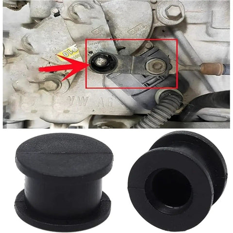Two Pack Automatic Transmission Shift Cable Bushing Repair Kit 09G321397A Premium Black Replacement For VW Polo Jetta Golf
