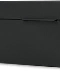 Sleek Wall Mount Mailbox With Rustproof Aluminum Build Black Powder Coat Finish Exterior Mailbox For Home Weatherproof And Scratch Resistant
