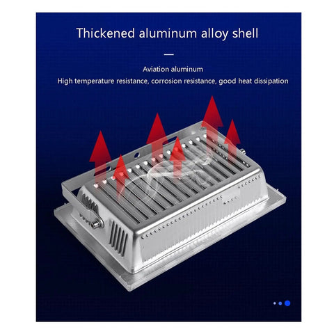 Image showing thickened aluminum alloy shell of JUDYSSY 50W/100W/400W Led Flood Lights Outdoor Security Lights, IP 67 5000 Lum.