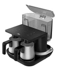 Automatic Turkish And Greek Coffee Maker With Anti Spill Sensor, Quick Brew For Your Morning Grind, 6 Cup Capacity