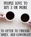 Rowing Mug For Boyfriend Funny Gift Idea I Love It When My Girlfriend Lets Me Novelty Gag Sport Lover Coffee Cup 15 Oz shown with hands holding two mugs on a table.