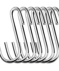 Heavy Duty S Hooks 2.4 Inch 30 Pack For Hanging Pots Utensils Jeans Clothes Bags Hats Towels Plants And More Strong Metal Hangers