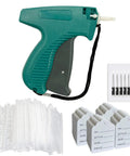Top Shelf Clothing Tagging Gun Kit With 400 White Apparel Labels And 1600 Heavy Duty Barbs Includes Six Stainless Steel Needles and tags.