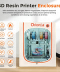 Resin Printer Enclosure With Ventilation And LED Lighting Stable Temperature Protective Cover Fireproof Dustproof Tent