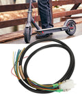 Electric Scooter Motor Wire Harness With 2.5mm Copper Core Cable for 10 Inch 1200W Hub Motor, shown with black cables and connectors