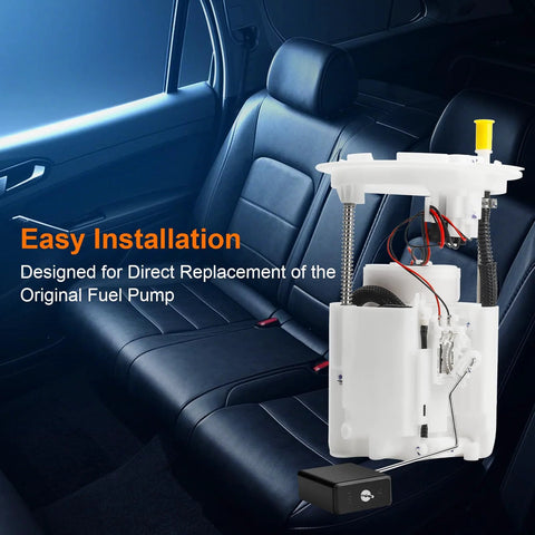 Direct Fit Electric Fuel Pump Module Assembly for Fusion 2013-2020 with 2.0L 1.6L 1.5L L4 Engines easy installation shown in car.