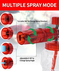Pressure Washer Spray Gun With Foam Cannon Kit All In One For Car Wash 3000 PSI M22 Inlet Three Eighths Inch Quick Connect