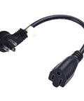 1 Foot Flat Plug Extension Cord With 16 AWG 3 Prong Male To Female For Indoor Outdoor Use Heavy Duty Power Cable
