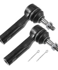 ES800030 Tie Rod End for Chevrolet Cobalt and GM Vehicles Including Equinox HHR G5 Pursuit Torrent Ion Vue XL7 Saturn Lineup Replacement Steering Tie Rod Link for Precise Handling and Smooth Steering, black steel 2-pack