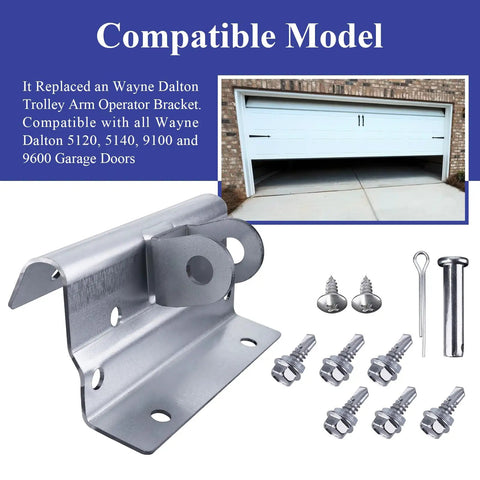 Garage Door Trolley Arm Attachment Orbital Bracket Kit With Hardware Bag Fits 5120 5140 9100 9600 Series Doors Built To Last