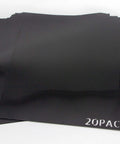 Front view of 20-pack black opaque stencil plastic sheets, 12x12 inches, 7.5 mil by Amazon