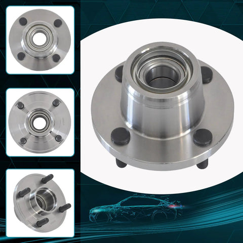 Rear Wheel Hub 521002 Replacement For Ford Focus 2001 2007 Without ABS 4 Lugs Driver Or Passenger Side