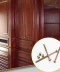 Knockout M6 X 100mm Bunk Bed Bolts With Barrel Nuts Galvanized Carbon Steel Furniture Fasteners For Cribs Tables shown with wooden cabinetry.