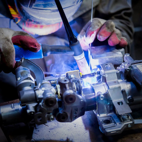 Welder using ER308L Stainless Steel TIG Welding Rod 1 8th By 16 Inch 5 LB Pro Grade For General Purpose Welds