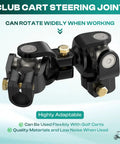 DS Steering Joint For Club Car 1984 Up Golf Carts Intermediate Shaft Steering Link OEM 1013861 Replacement Durable