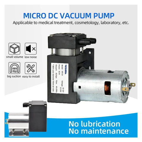 New High Performance Peristaltic Pump VN-C4 12V DC Automatic Control Negative Pressure Vacuum System For Lab And Industrial Applications With Powerful 40L Min Flow Rate And Energy Efficient Design