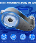 Two 24V RS555 High Speed 40000RPM Motor Upgrade Kit For Electric Wheels, Beef Up Your Ride With Big Torque And Quick Acceleration, 12mm Shaft Hole, 35mm Motor Diameter, 19.3cm Length, Durable Gearbox, ride-on toy motor gearbox