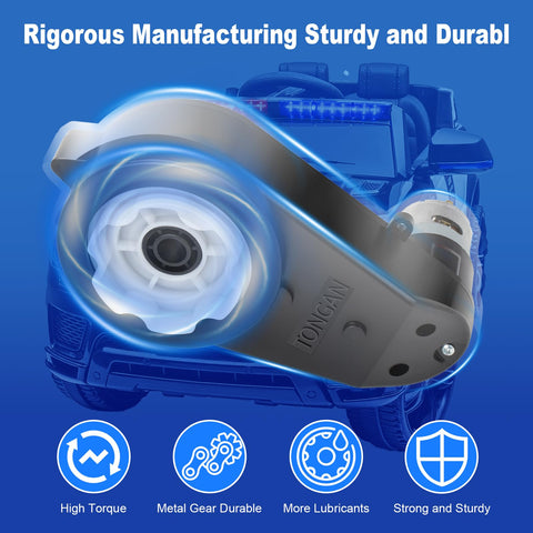 Two 24V RS555 High Speed 40000RPM Motor Upgrade Kit For Electric Wheels, Beef Up Your Ride With Big Torque And Quick Acceleration, 12mm Shaft Hole, 35mm Motor Diameter, 19.3cm Length, Durable Gearbox, ride-on toy motor gearbox
