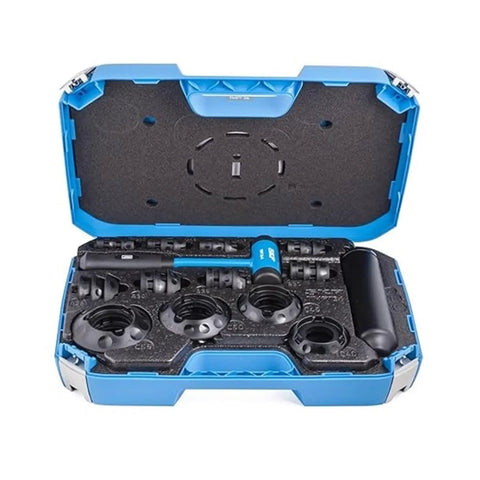 Bearing Installing Tool Kit For Bore Sizes 10 To 55 Mm Built Tough Pro Grade Universal Bearing Fitting Set in open case