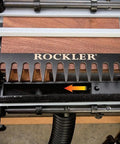 Woodworking Dust Collection Attachment For Dovetail Jig, Easy Snap On, Adjustable Sweep Brush And Sliding Baffle, Two And One Quarter Inch Port Fits Shop Vac Hoses, Reduces Dust At The Source In Your Shop on Rockler jig