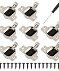 8 Pack Cabinet Hinge Replacement Kit For 30.310-11.02 showing 8 hinges, 16 screws, and screwdriver.