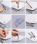 Grommet Kit 3 Sixteenth Inch 400Pcs Eyelet Set With 3 Piece Install Tools And Storage Box for Crafts and DIY Projects