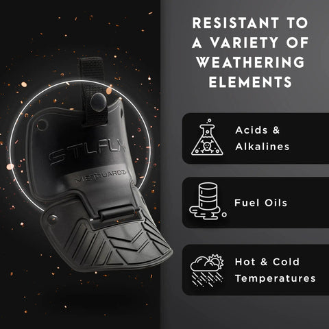 MetGUARDZ Metatarsal Guard for Safety Boots and Work Shoes, Lace-Up Toe Protection That Keeps Your Feet Safe From Falling Objects and Debris, Heavy-Duty Shield SEN 600
