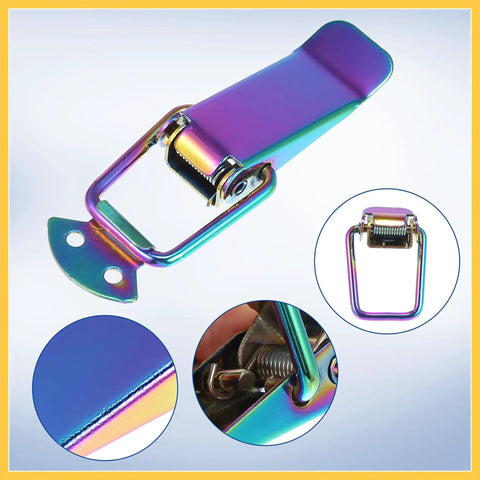 Universal Car Bumper Security Hook Clips Set Quick Release Fasteners For Trunk Bumpers And Fenders Multicolor 105x33mm close-up