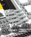 Close-up of Massive 844Pcs Pin Gears Axles Set for RC Cars and Tanks, including gears and connectors, compatible with mainstream brands.