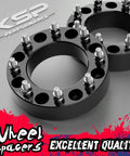 Badass 2 Inch 8x180 Wheel Spacers Forged Lug Centric compatible with Chevy Silverado 2500HD and GMC Sierra 3500HD, close-up view.