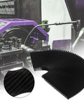 Flexible Accordion Bellows Cover For Milling Machines Oil And Dust Resistant Three Proof Cloth Shield Black Telescopic Rail Guard Built To Last Dust And Debris Protector For CNC And Metalworking 150mm Length