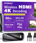 Long Range Wireless HDMI Transmitter And Receiver Kit 328ft Dual Band 5G And 2 4G Cable-Free Plug And Play Portable Extender box