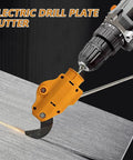Heavy Duty Metal Shears Drill Attachment Cut Iron Aluminum Steel Copper S60 Tool With ABS Shield used to cut sheet metal.