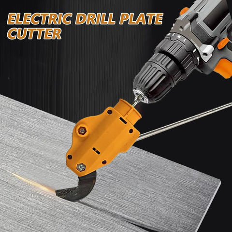 Heavy Duty Metal Shears Drill Attachment Cut Iron Aluminum Steel Copper S60 Tool With ABS Shield used to cut sheet metal.